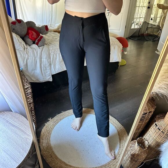 Athleta Women’s Black 2 Stellar Trouser Pants - Picture 1 of 8